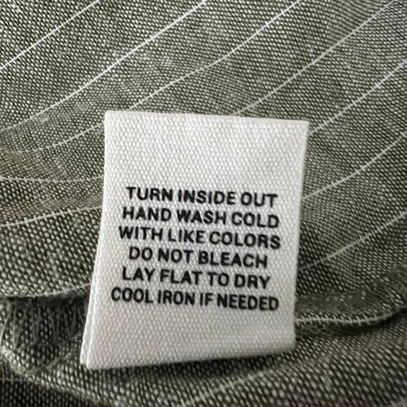 Mine Linen Blend Sleeveless Color Block Romper Size Medium - Picture 9 of 12